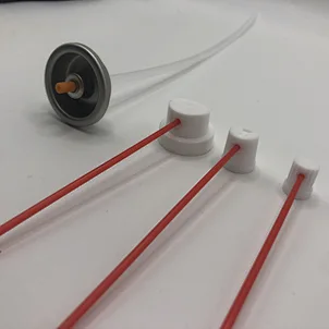 Nozzle for carburetor cleaner aerosol can